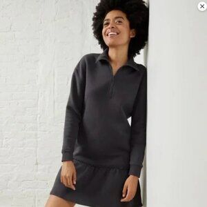 UpWest Dark Grey long sleeve sweatshirt dress